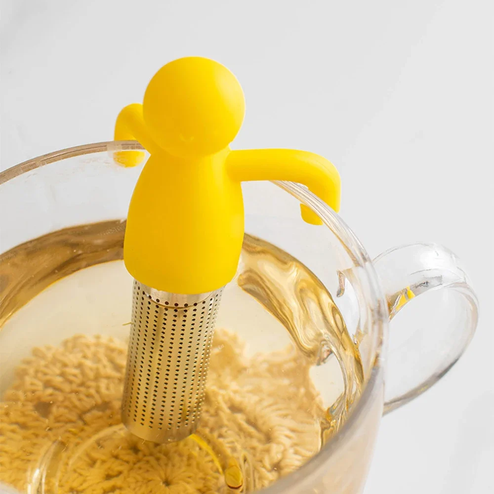 2Pcs Tea Infuser Cute Creative Cute Silicone Tea Infuser Convenient To Use Tea Strainers High-quality Non-toxic Spice Infuser