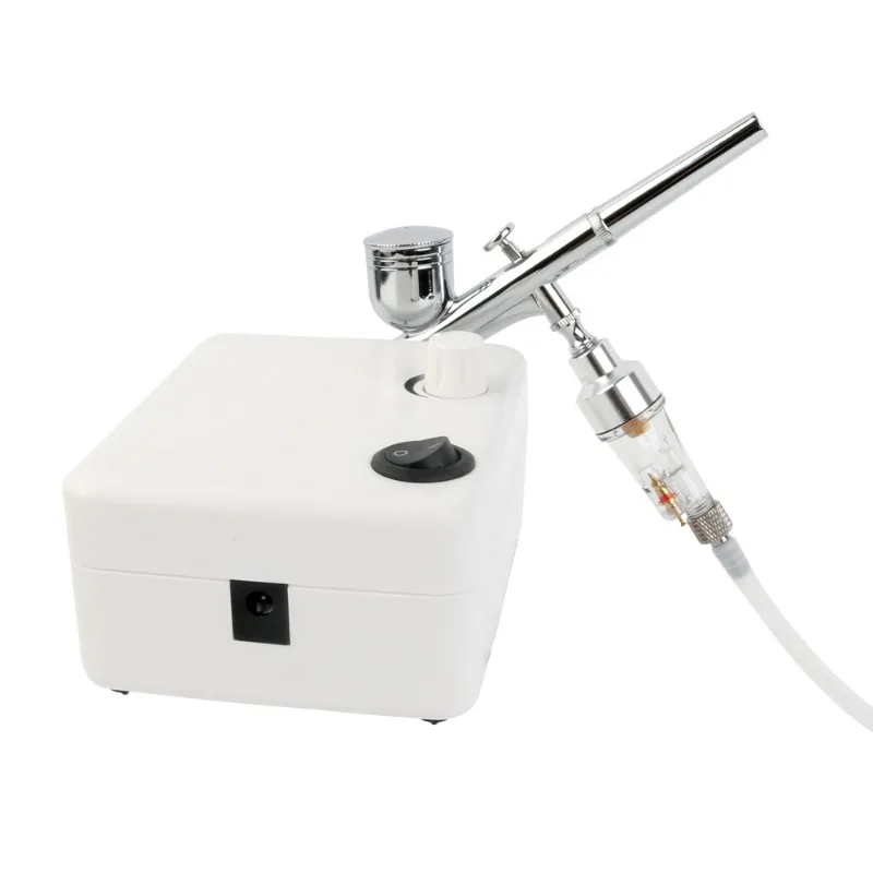 

Mini Nail Tool Airbrush Air Compressor Set Paint Spray Gun Professional Kit Art Painting Spray Gun Model Cake Multi Purpose