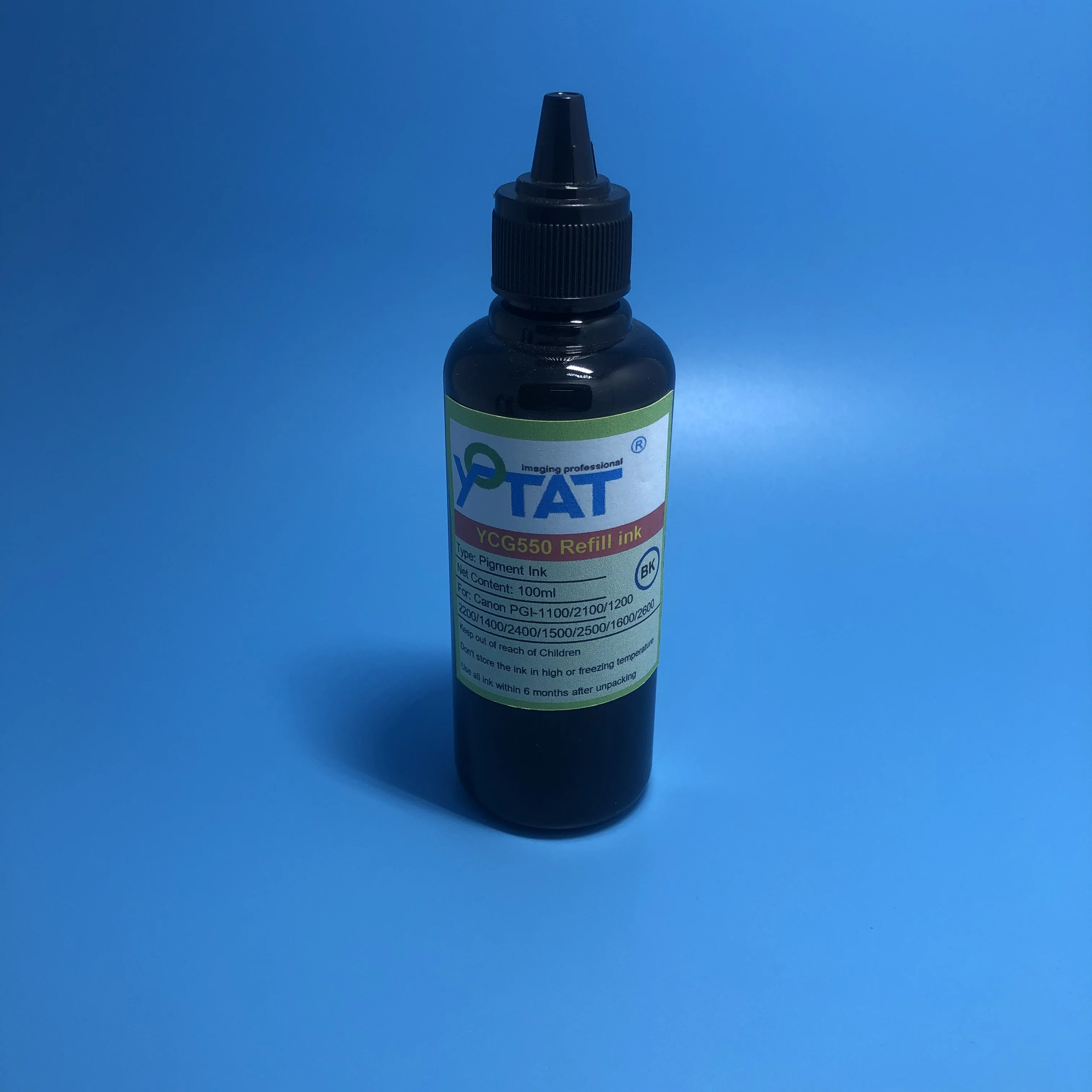 100ml/Bottle Pigment Ink for Canon PGI-1100 PGI-1200 PGI-1300 PGI-1400 PGI-1500 PGI-1600 PGI-1900 PGI-2900 Ink Cartridge or CISS