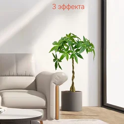 Artificial Green Plants DIY Fabricated Banyan Tree Plastic Monstera Fake Palm Tree Hotel Home Decoration Accessories