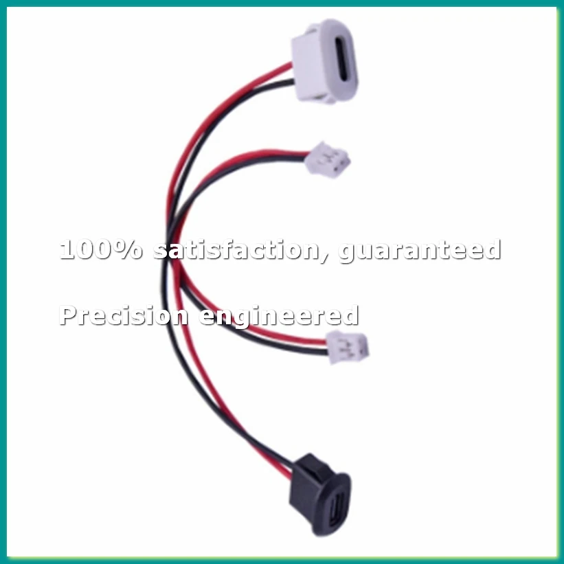 10Pcs USB Type C Connector Jack Female Type-C with Card Buckle High Current Fast Charging Jack Port USB-C Charger Plug B-A82Z