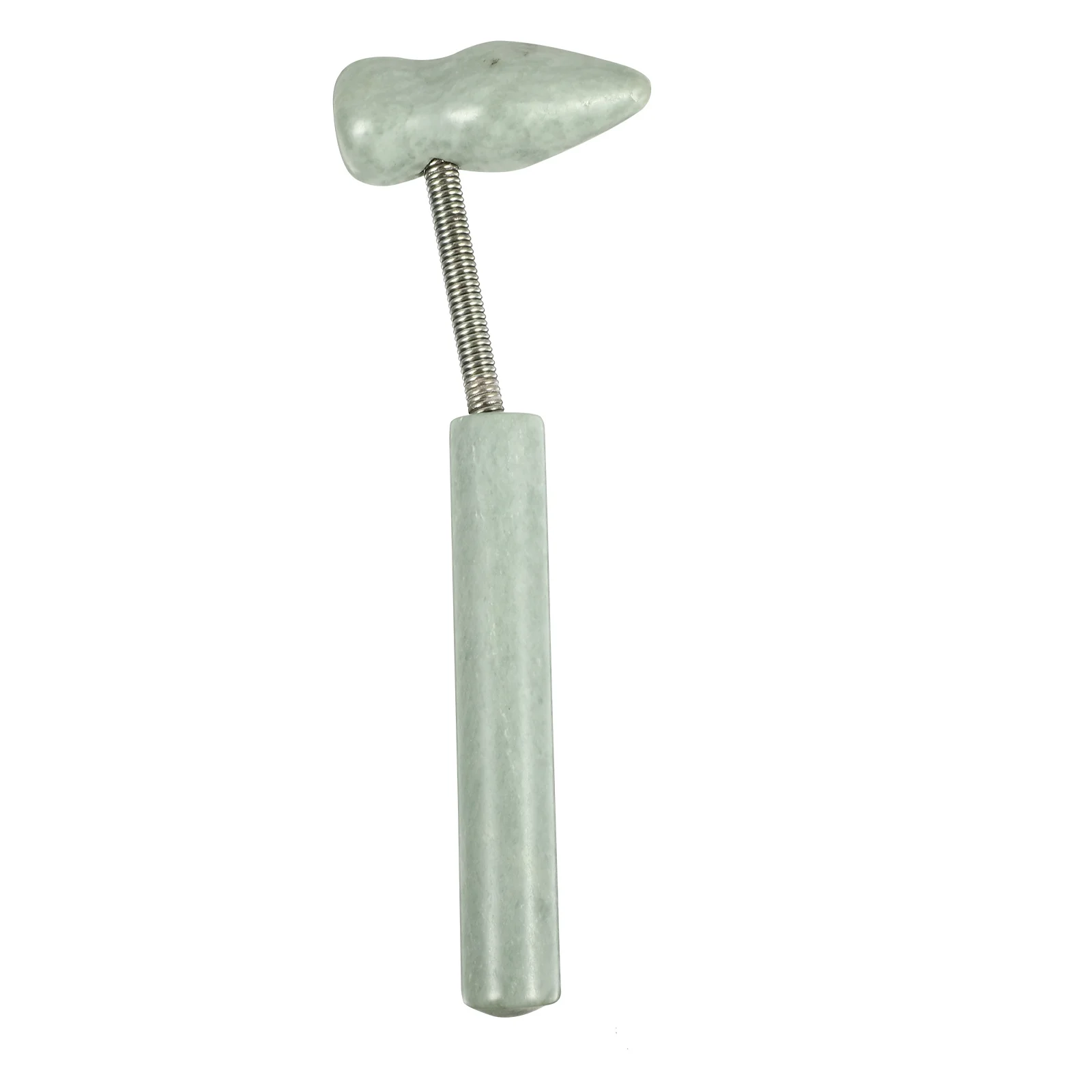 

1Pcs Natural Jade Massage Hammer Cone Shape Portable Handheld Fitness Massager Meridian Therapy Relaxation Tool