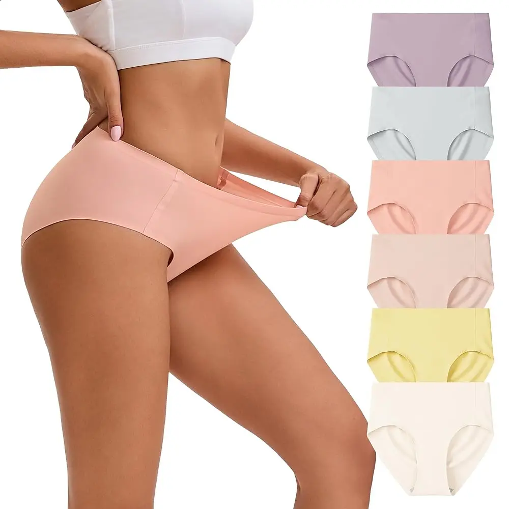 

Бесшовное женское нижнее белье: невидимые дышащие трусики-бикини, комплект из 6 штук