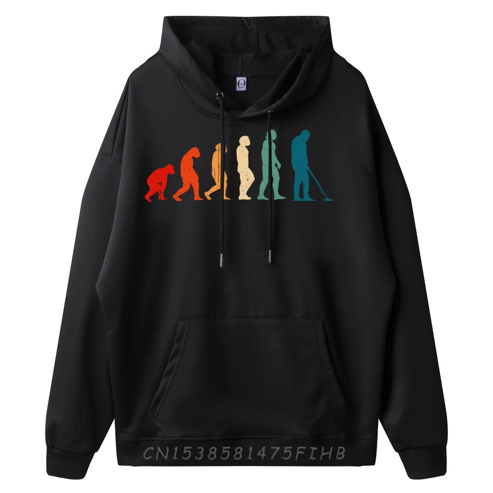 Dirt Fishing Metal Detecting Dirt Fishing Evolution Men Clothes Custom Hoodies Men Christmas Sweater Long Sleeve