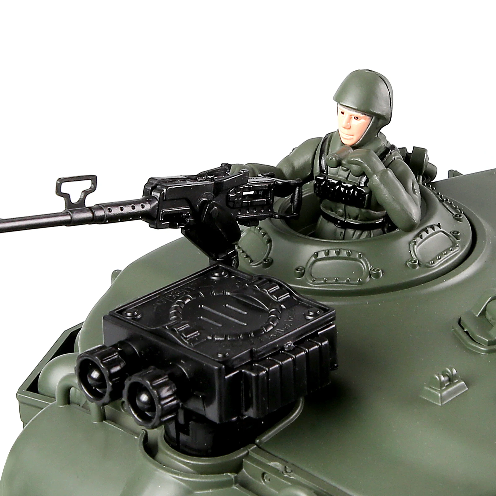 Coolbank 1:18 RC Tank US M4A3 Sherman Zdalnie sterowany model Czołgu wojskowego Zabawki RC Pojazd z dźwiękiem światła Czołg wojskowy dla dzieci Dorośli