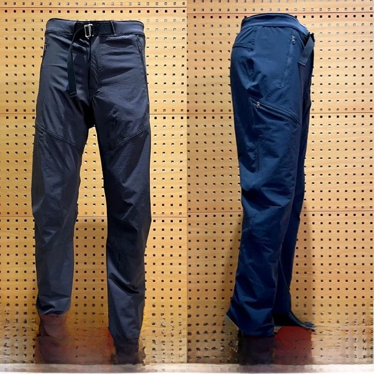 

Lightweight Outdoor Men's Casual Pants Elastic Breathable Waterproof Stereo Tailoring Long Trousers Faionable Urban Sle