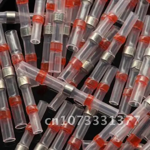 

20/10 PCS Heat Shrink Solder Butt Connectors - Solder Seal Wire Connectors - Solder Connector Kit - Insulated Automotive Marine