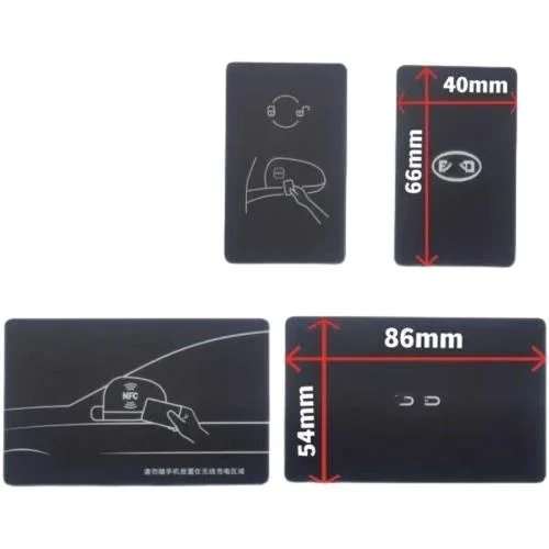 Car Smart NFC Card Remote Key For BYD Seal Dolphin Tang DM Han EV Song PRO Qin PLUS DMI 2020-2022