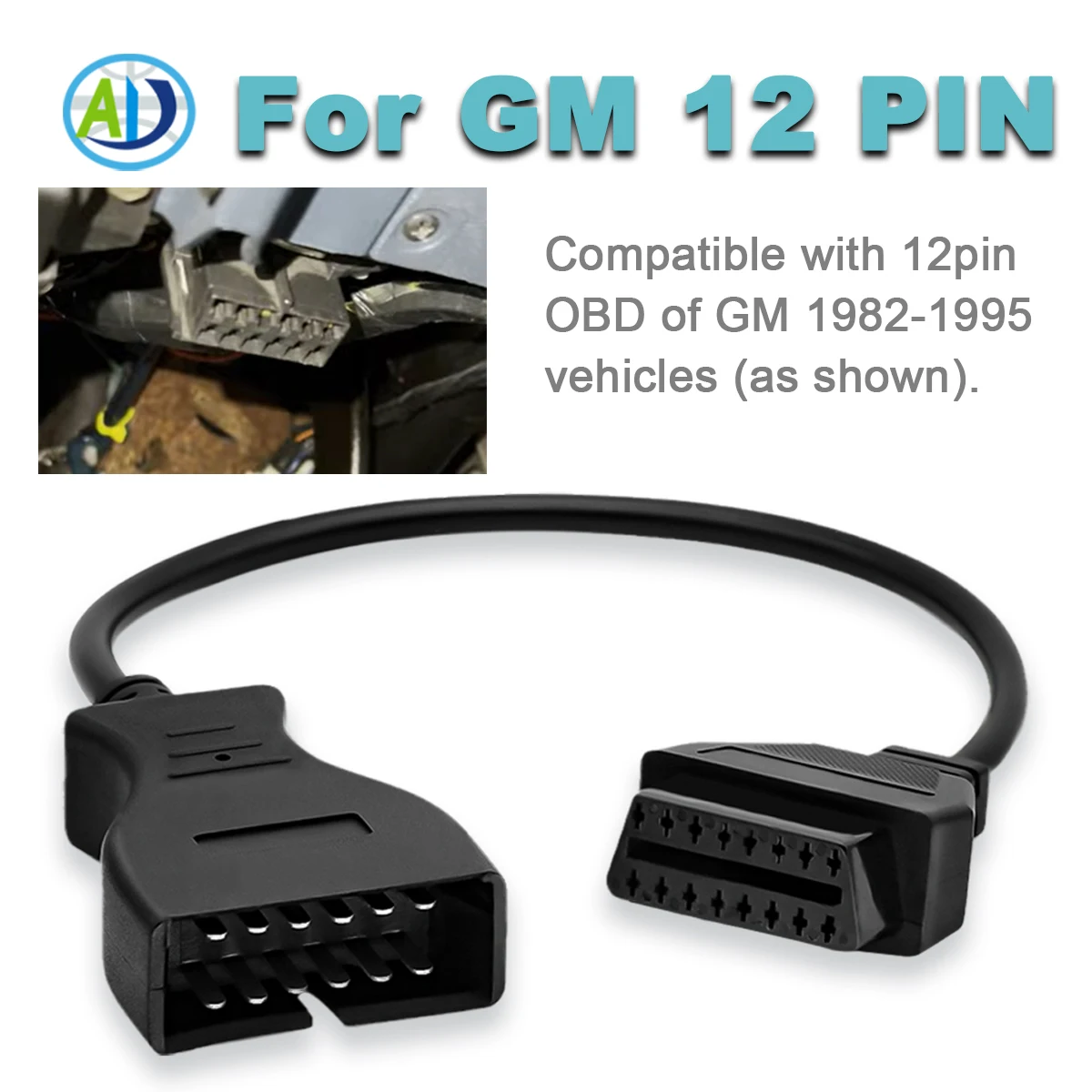 For GM 12Pin OBD2 Diagnostic Cable For Chevrolet/Buick/Cadillac/GMC/Daewoo 1982-1995 Cars OBD Diagnostic Connector Adapter Cable