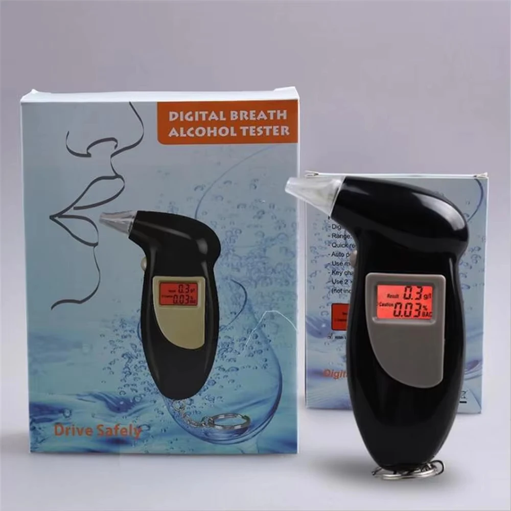 Portable Universal High-Precision Sensor Breathalyzer Beak-Style Car Alcohol Tester with LED Display Alcohol Content Measurement