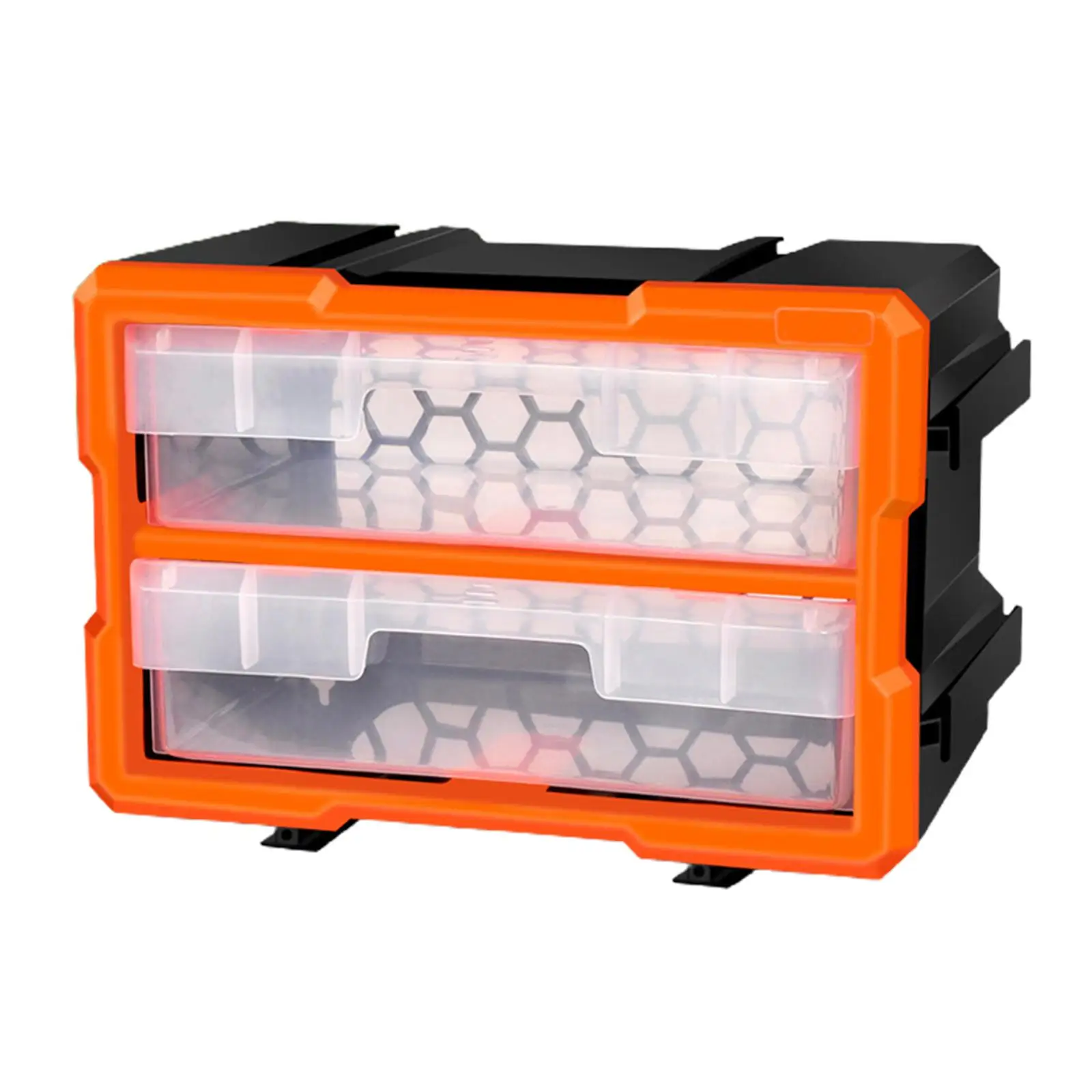 Storage Small Tool Organizer Case with Compartments Plastic for , Nails, Screws, Nuts and Bolts