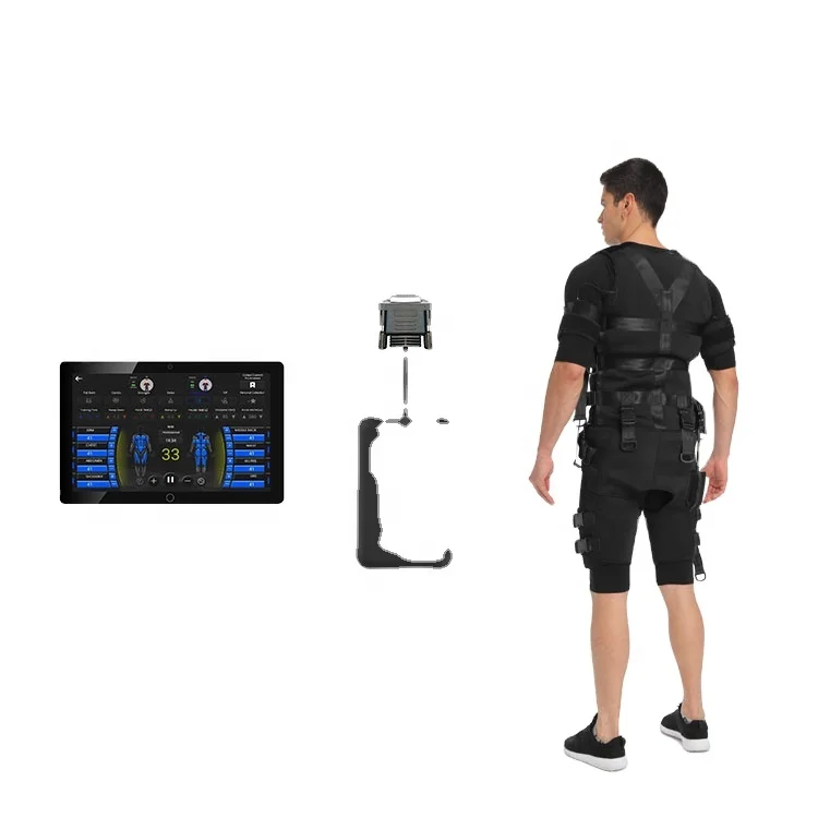 Traje de Entrenamiento EMS Profesional Inalámbrico para Estudio de Fitness EMS, Máquina de Escultura Corporal EMS
