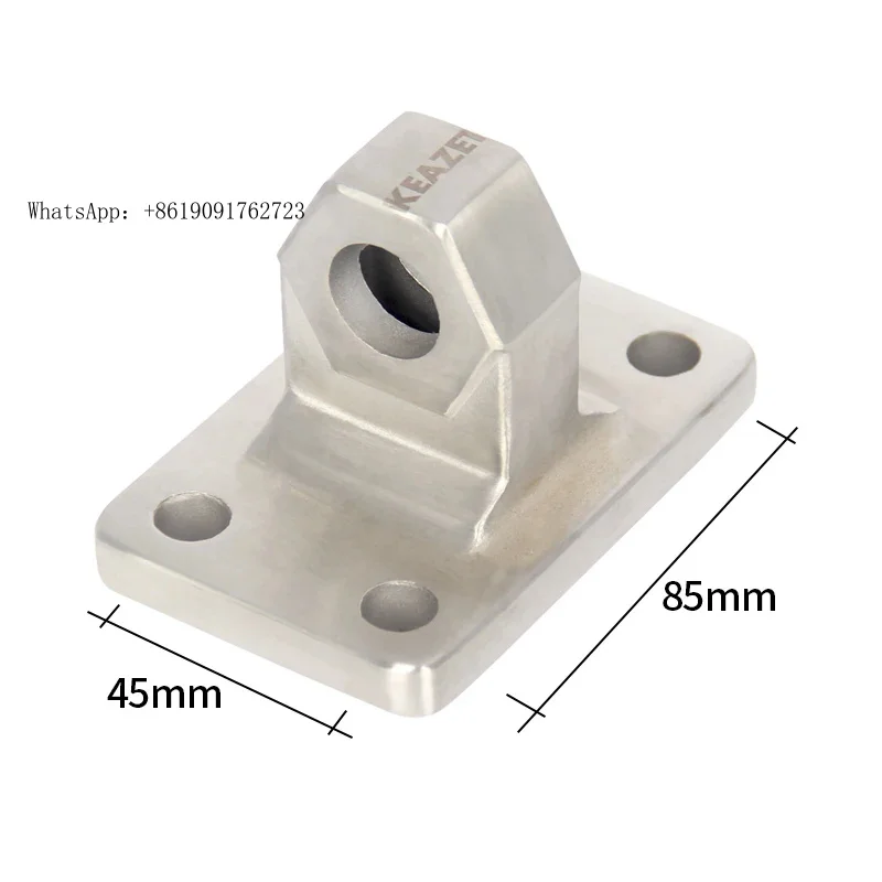 

ZAIQU Stainless Steel Creative Base With 7075 Aluminum Alloy Sheep Horn Tow Hook Trailer Hitch Modified Accessories