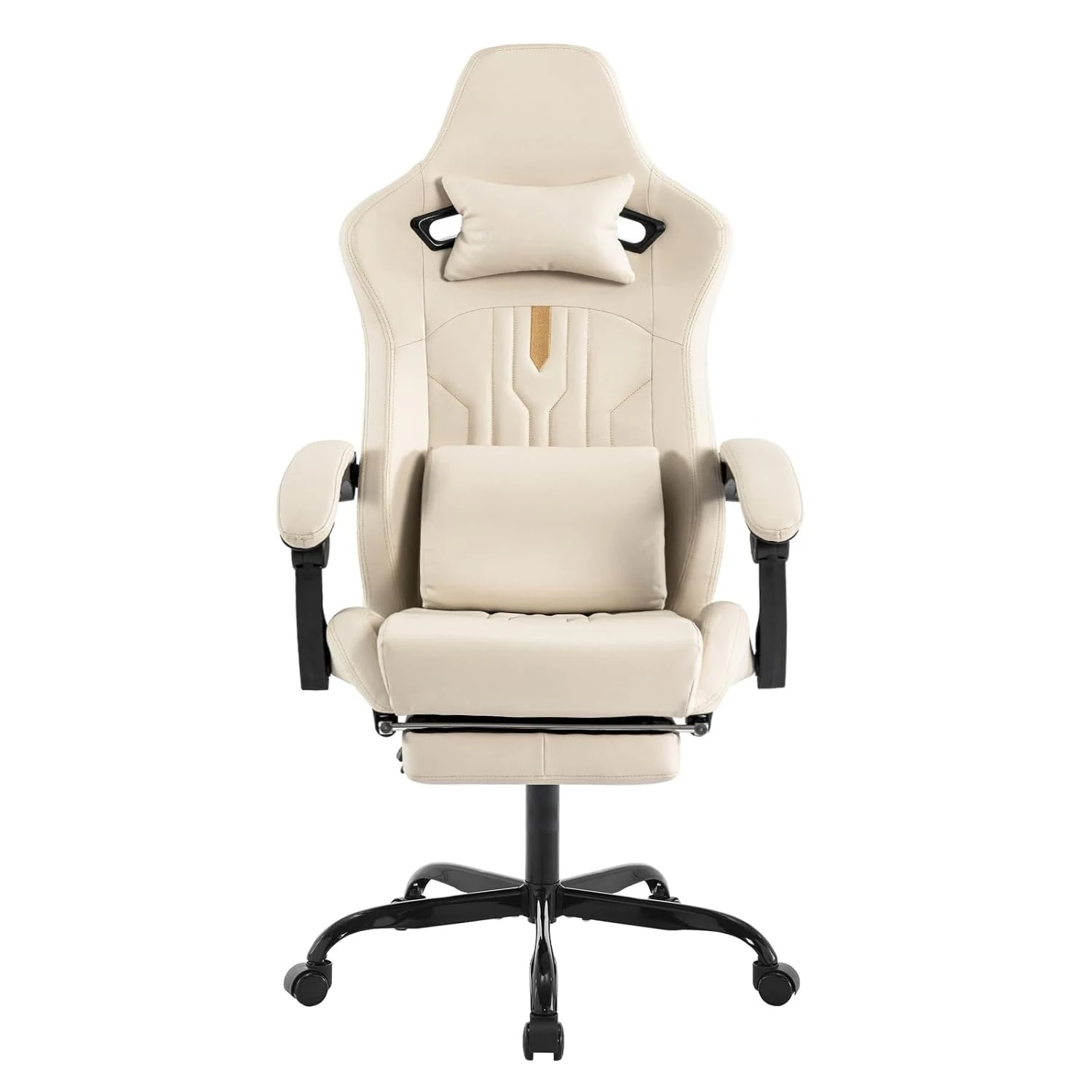 

Gaming Chair with Footrest Ergonomic Computer Chair Massage Lumbar Cushion, Racing Video Game Chair Adjustable, Customized