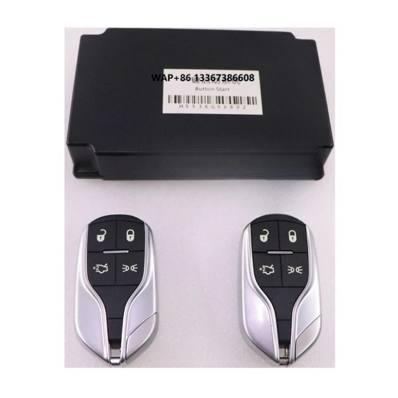 Keyless Start Car Accessories Remote Control Smart Engine Start ABS Car Key of Online Phone