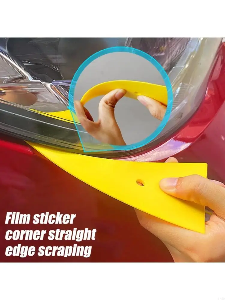 Vinyls Wrap Corner Tool 5 Pack Triangle ABS Squeegee for Car Window Tint, Paint Film and Narrow Seam Tucking with Detail
