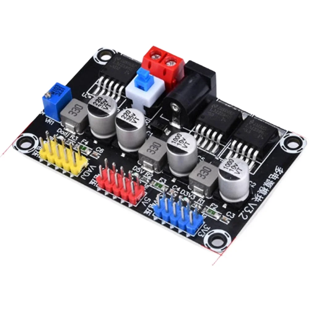 Adjustable Output Voltage Regulator Module DC Converter for 3.3V 5V Logic Level Applications and Low-Voltage Circuit Design