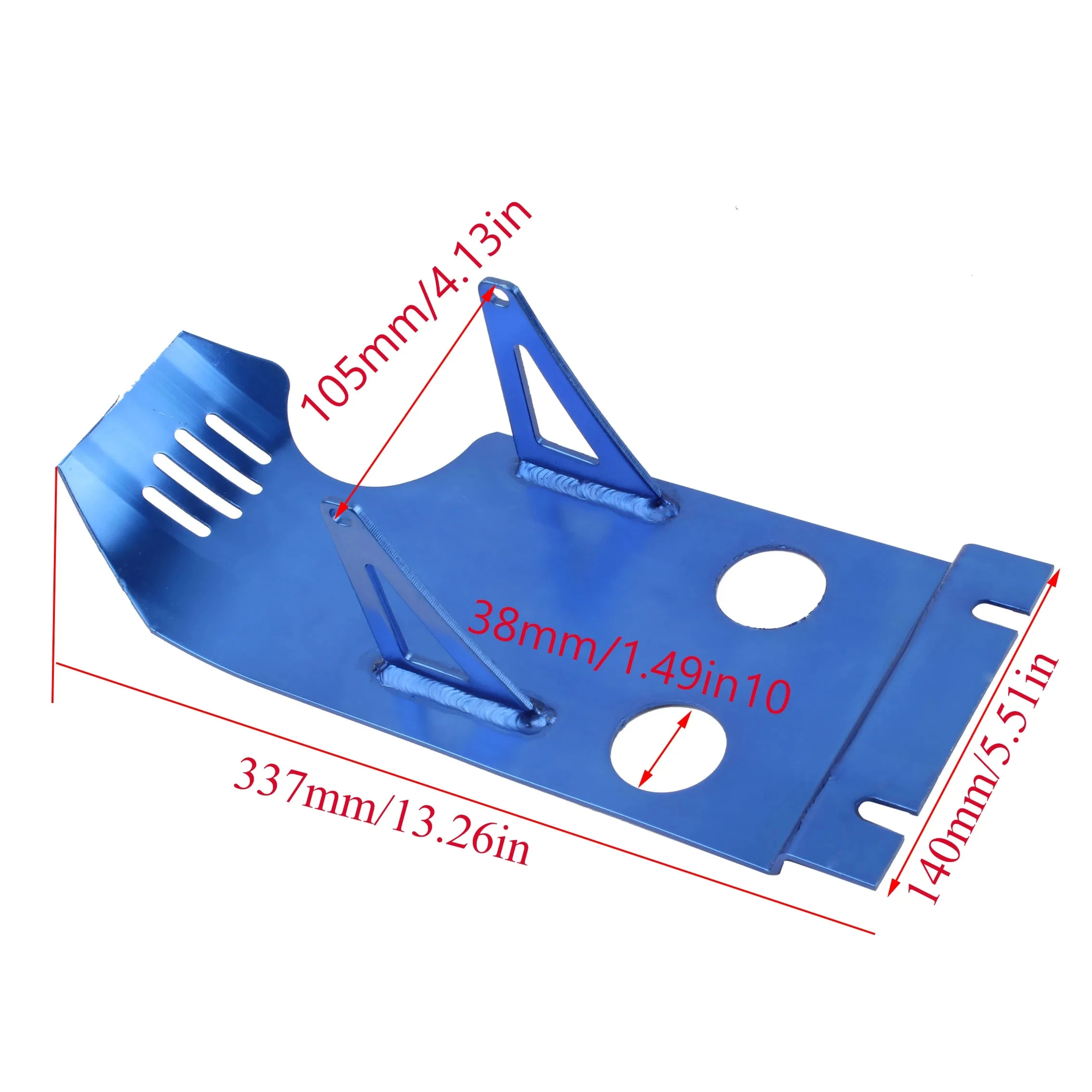 Aluminum Luminum Skid Plate Engine Protecting Plate Motorcycle Duty Alloy Bash Plate ATOMIK yx140 150 160CC PIT BIKES