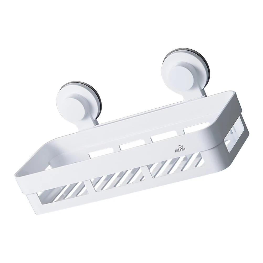 

Bathroom Storage mounted Punch Free Shelves ganizer Smooth Surface Hold Razor Shampoo Toothbrush Toothpaste Sundries