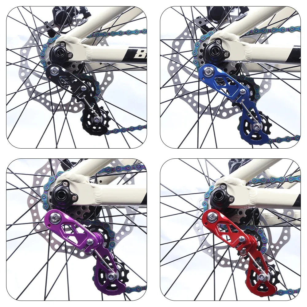 TANKE MTB Dirt Jump Single Speed Mountain Bike Chain Tensioner XC DJ AM DH Chain Guide Bicycle Accessories  CNC Machining Pulley