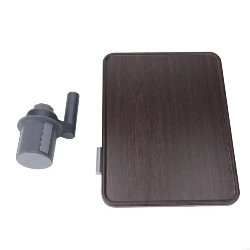 M76E Car Tray & Car Desk For Laptop,360° Rotating Cup Holder Table Adjustable