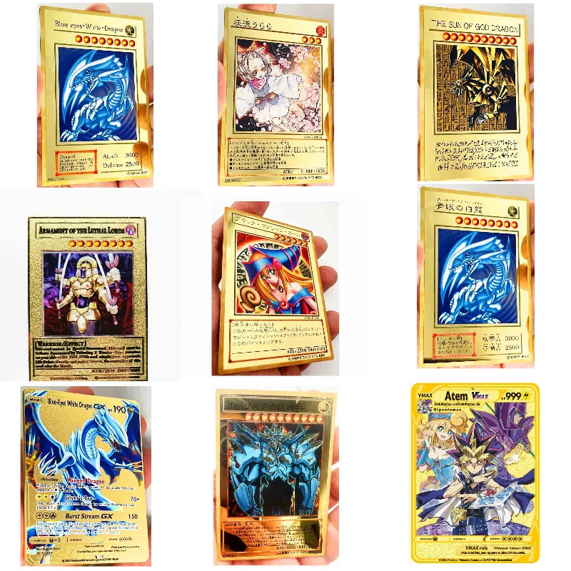 Yu-Gi-Oh TCG 25th Anniversary God Cards Blue-Eyes Japanese Version English Version Obelisk Slifer Anime Collection Homemade DIY - Image 4