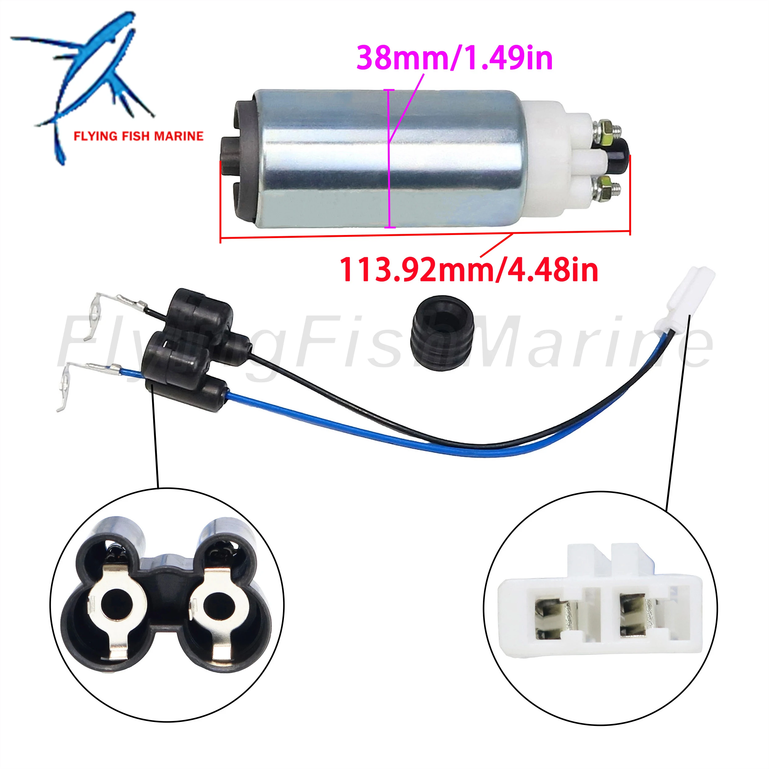 Outboard 69J-13907-00 01 High Pressure Fuel Pump for 200HP~225HP F200 LF200 F225 LF225 F250, 888246T 888246T01 for Mercury