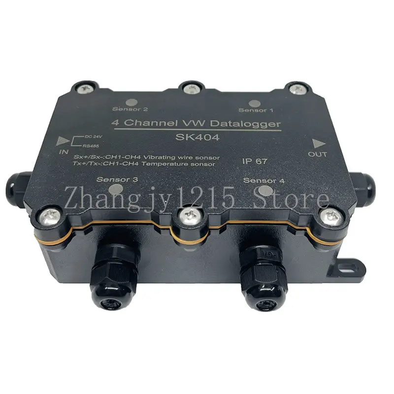 4-Channel Vibrating Wire Stress-Strain Acquisition/Vibrating Wire Data Acquisition RS485 MODBUS RTU