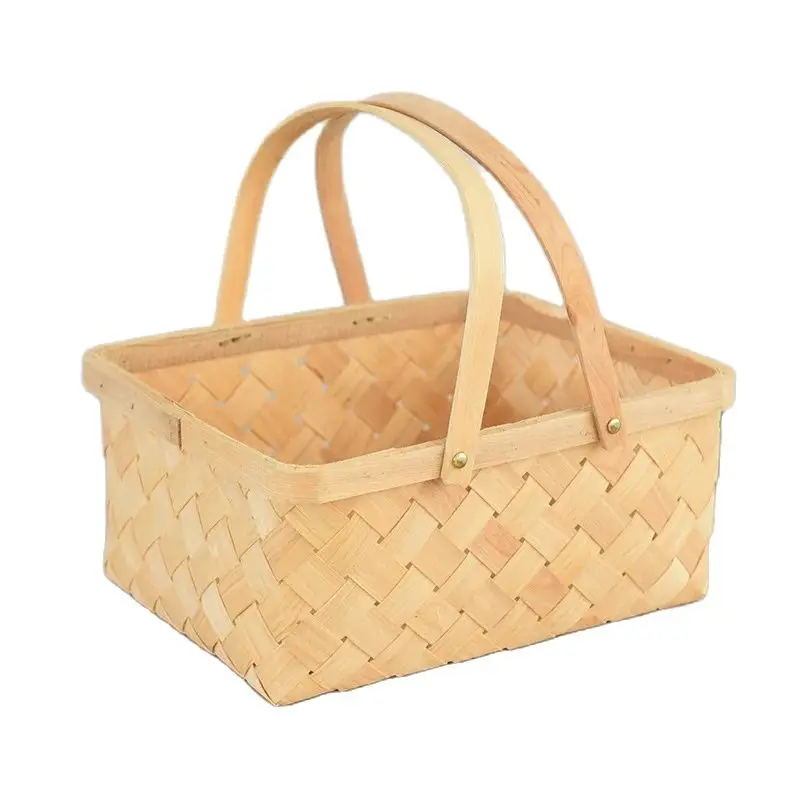 Vine woven basket, hand-held flower basket, flower arrangement bamboo basket, storage basket, woven flower basket, willow woven