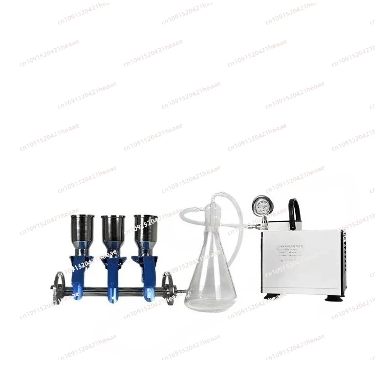 Suitable for bombeo de sólidos suspendidos Filtro de membrana  triple taza acero inoxidable 304, presión negativa al vacío,