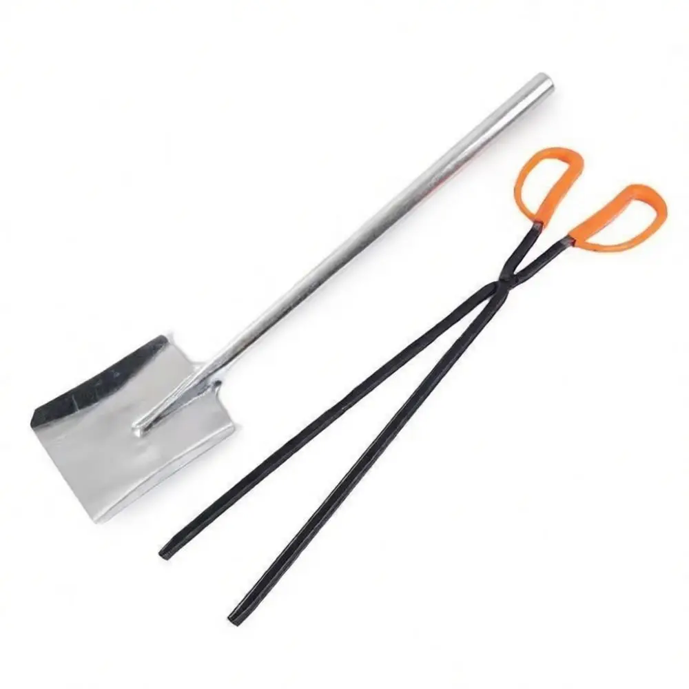 Fireplace Cleaning Tool Set Iron Hook Scoop Clamps For Cooking Stove Firewood Management Home Heating Safety Accessory