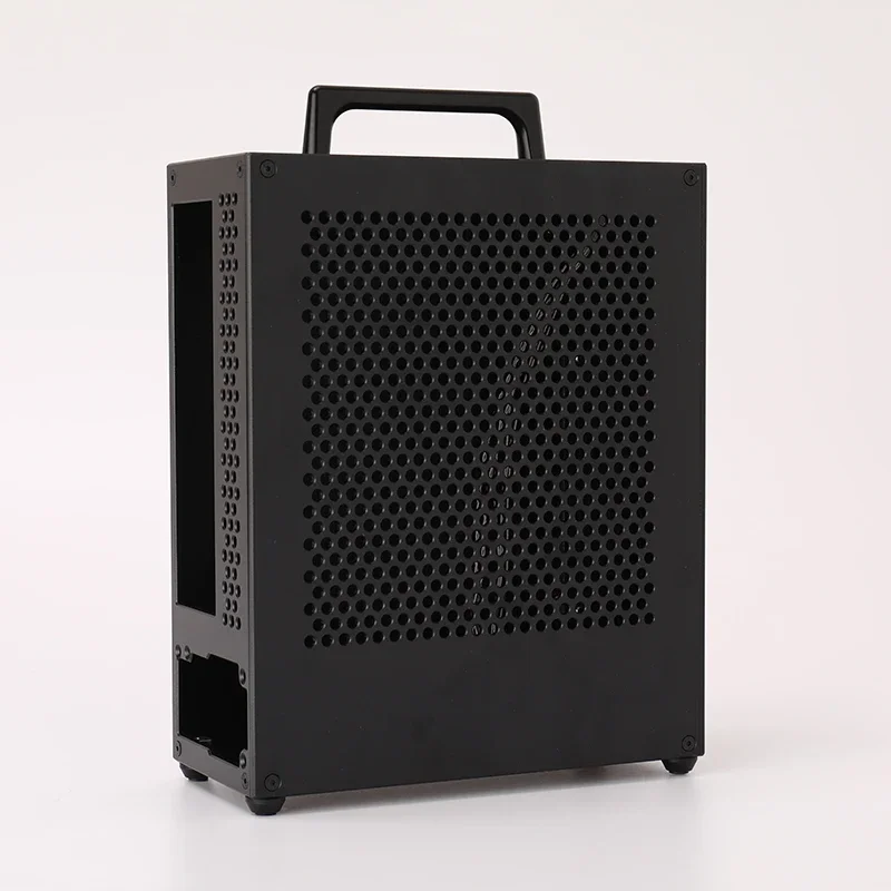 Picture 5: Bug-a1 nuclear display mini ITX chassis compact APU aluminum alloy 1U small power supply