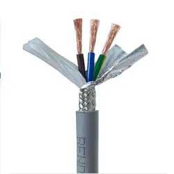 Towline shielded CNC cable 18 20 22 AWG 2-20 cores PVC flexible wire TRVVP resistance to bending corrosion resistant copper wire