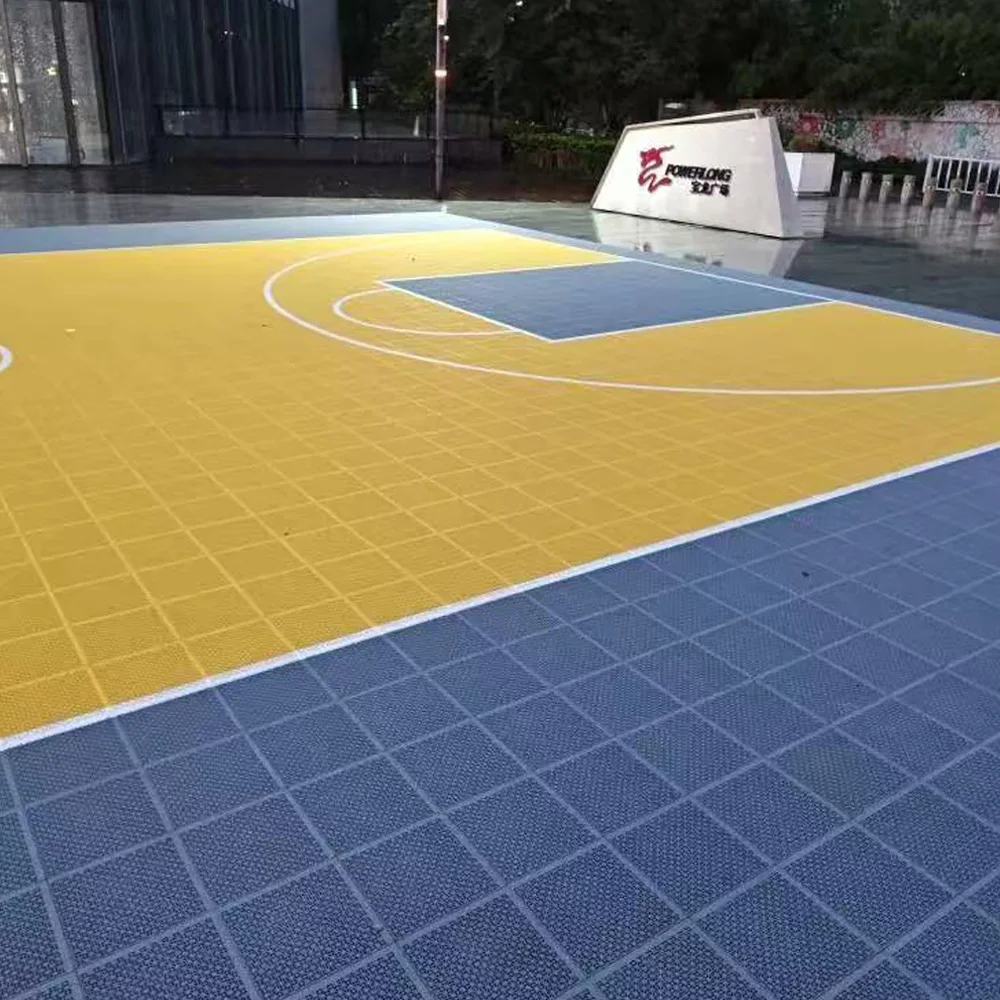 Beable Modular Outdoor Basketball Court Professional-Level Interlocking Flooring Standard Anti-Slip Weatherproof Excellent Ball