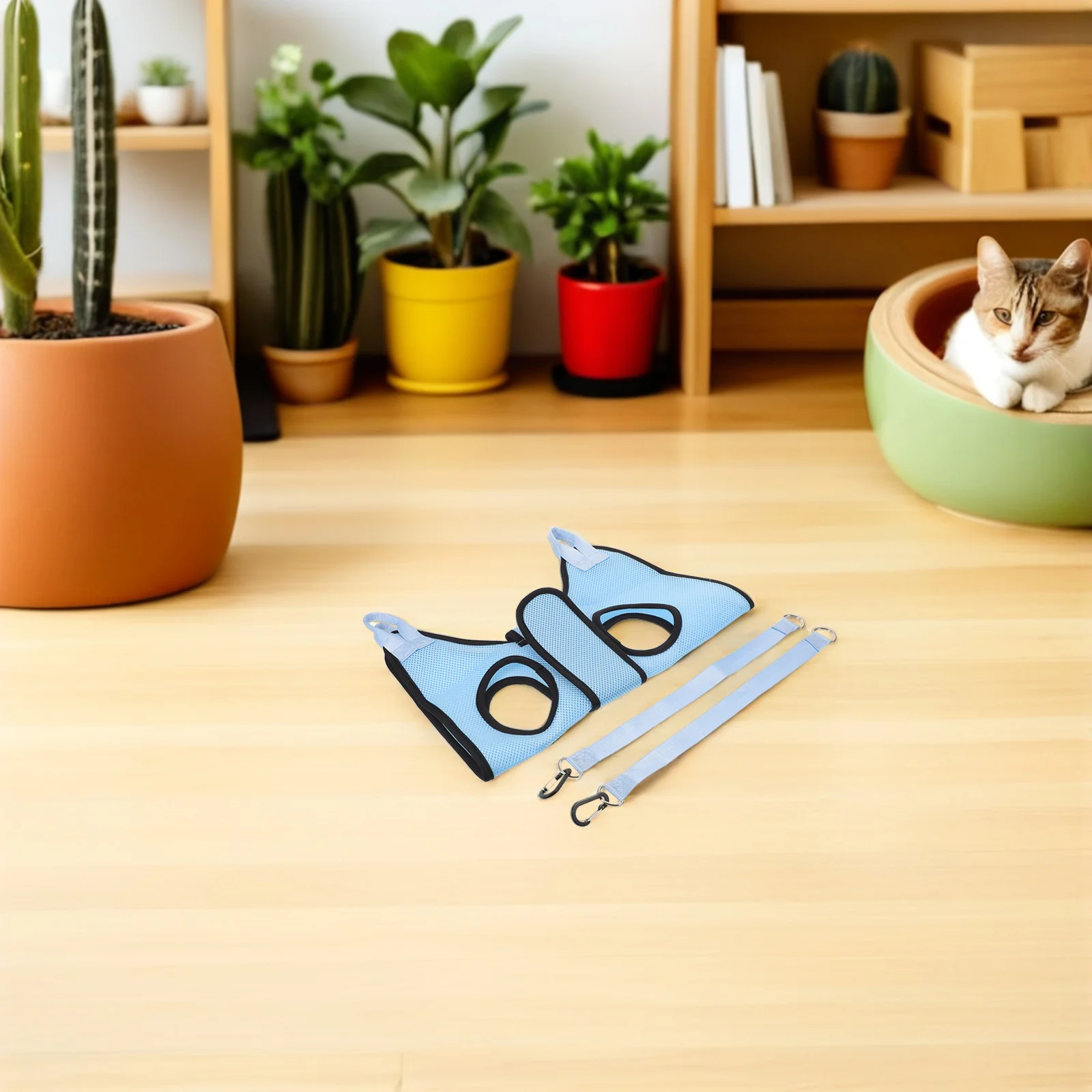 Гамак для ухода за домашними животными для кошек, 25-45 фунтов, сумка для купания кошек, сетчатый слинг для ухода за собаками, подвесной держатель для мытья, портативный