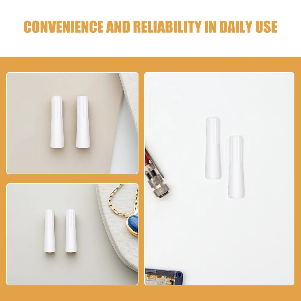 25Pcs Vertical Blind Tilt Grip Replacement 8.7mm Inner Diameter Ergonomic Curtain Rod End Cap for Home Office Window Blinds