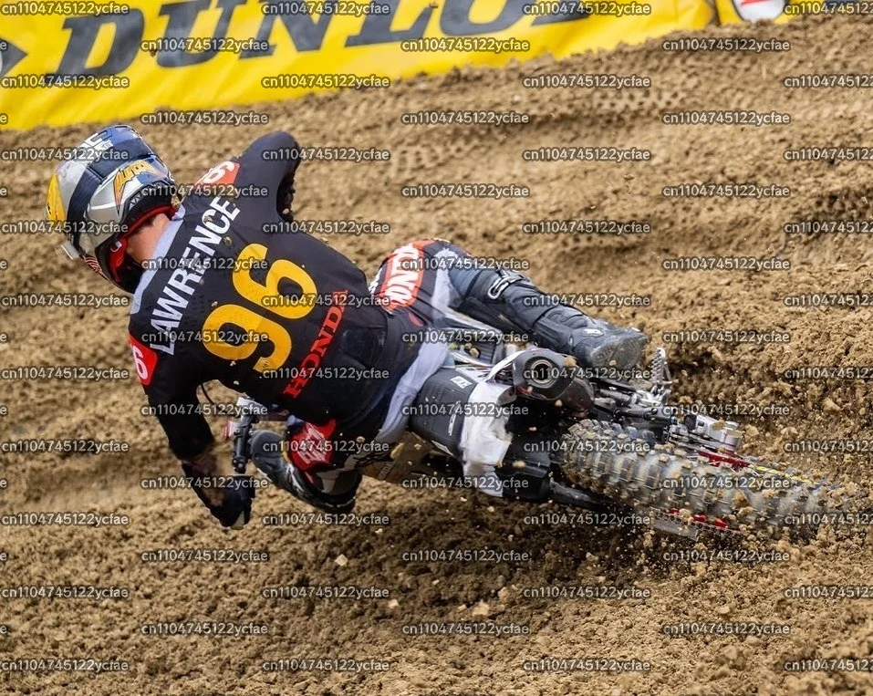 

HONDA New Hunter Lawrence # Футболка чемпионов 96 SMX 450 для мужчин и женщин, дышащая толстовка для мотокросса, быстросохнущая футболка Speed Drop