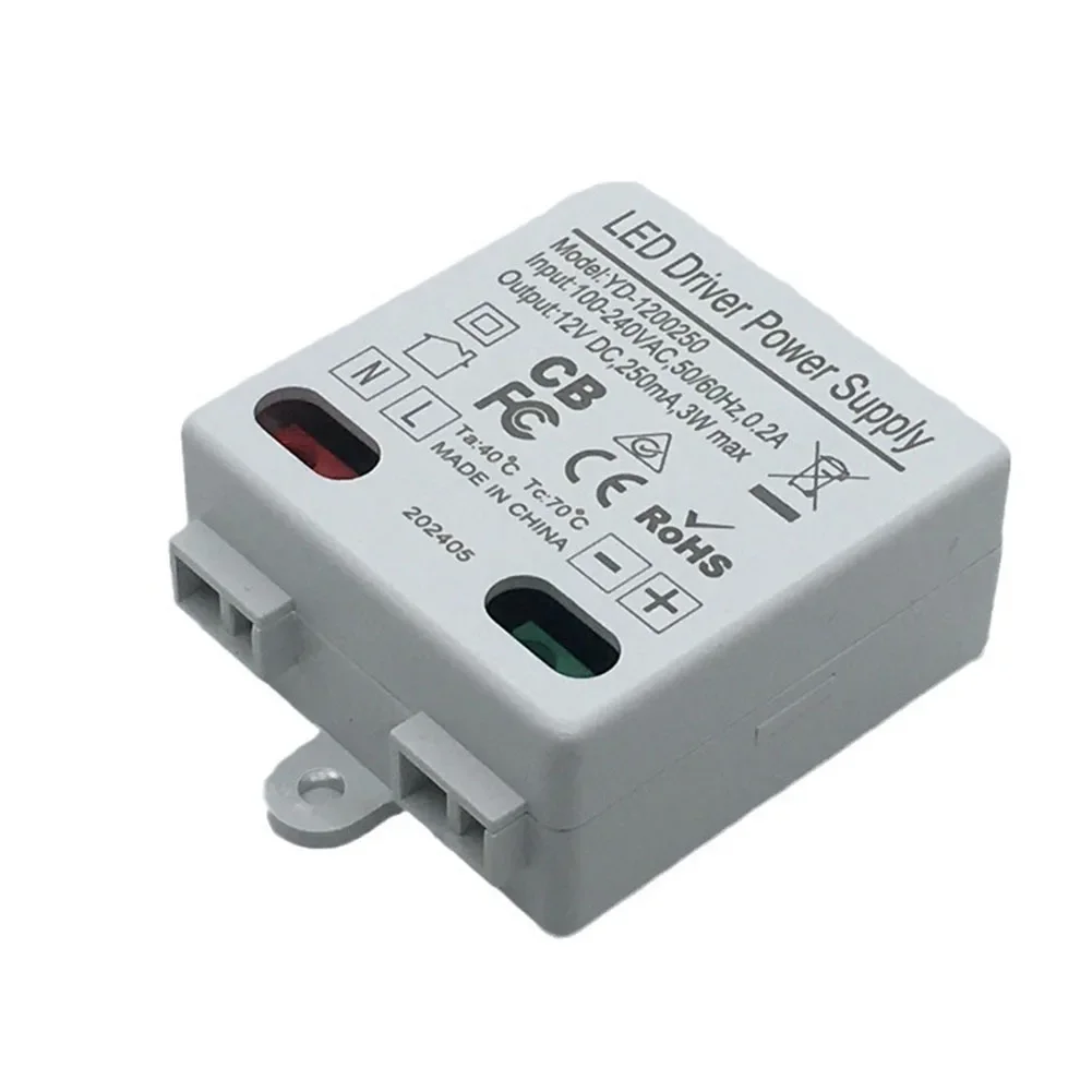 3w 12V LED Driver Power Supply AC 100-240V To DC Adapter For Strip Light Cabinet Display Transformer For Test Measurement Tool