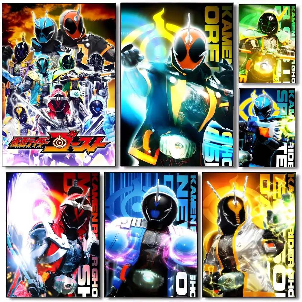 Kamen Rider Ghost Second Poster Sticky Painting Prints Wall Art Waterproof Home Living Bed Room Bar Cafe Aesthetic Decor