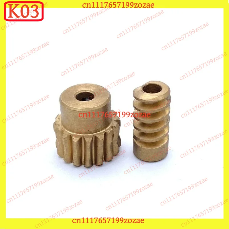 LK Self‑locking Turbine Worm Assembly 1M 1:12‑20 Teeth Gear Parts For DIY DC Motor RC Toy Servo