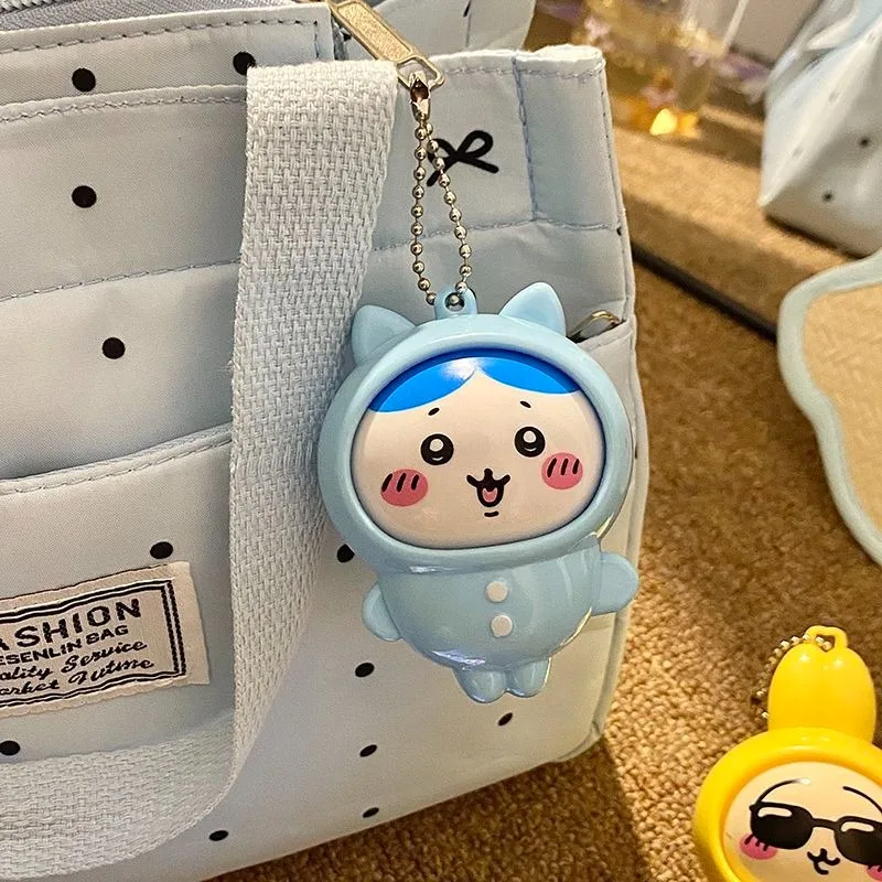 Anime Cartoon Kawaii Chiikawa Hachiware Usagi Change Face Q Cute Couple Unzip Pendant Keychain Send Student Off Best Friend Gift