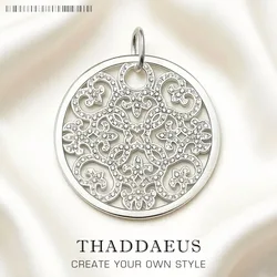Pendant White Ornament Pave Brand Fashion Jewelry Europe 925 Sterling Silver Romantic Accessories Gift For Women