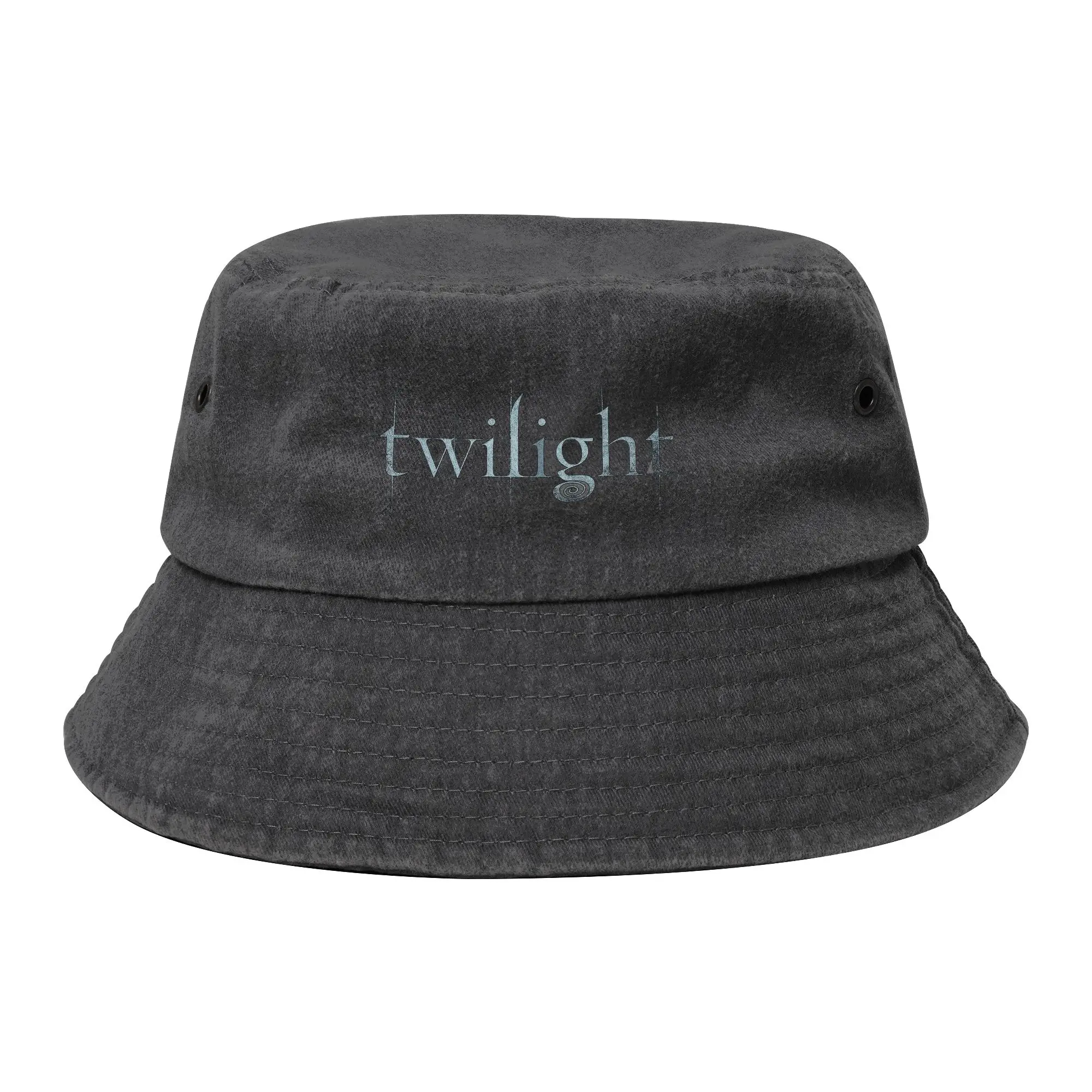 Summer Beach Vacation Getaway Headwear Twilight-Logo Bucket Hat Style Teen Sun Hats  Bob Hat Lightweight Fishing Hats Camping