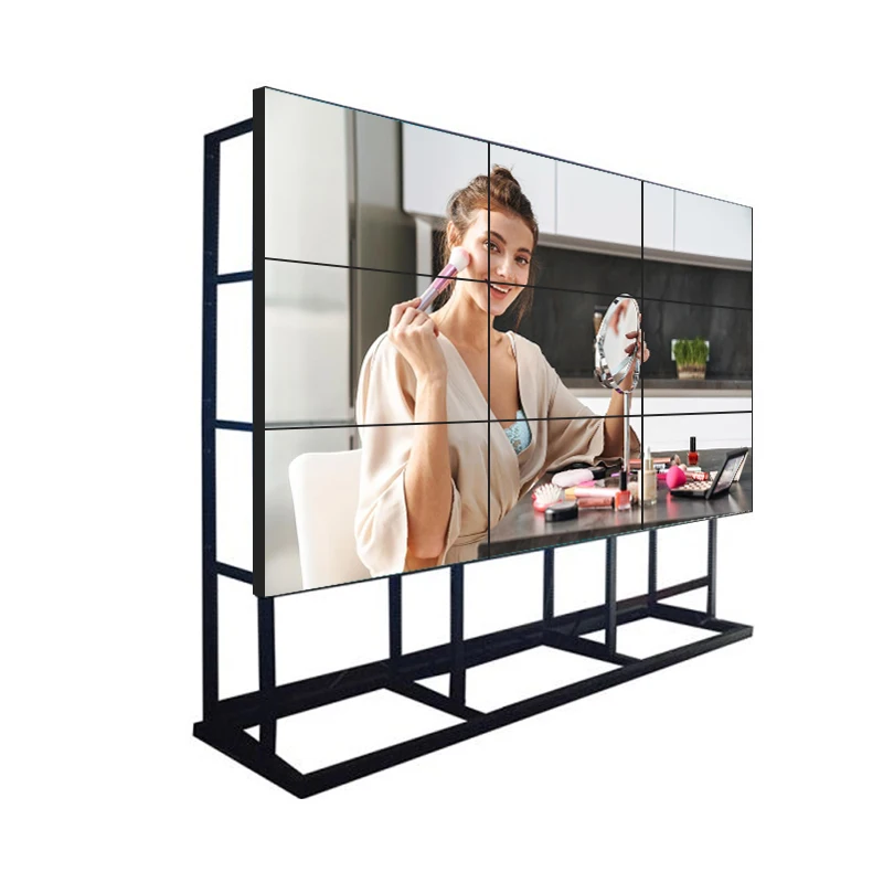 Display pubblicitario per poster digitali LCD da 75 pollici con SDK di animazione di testo per lettore multimediale in segnaletica digitale