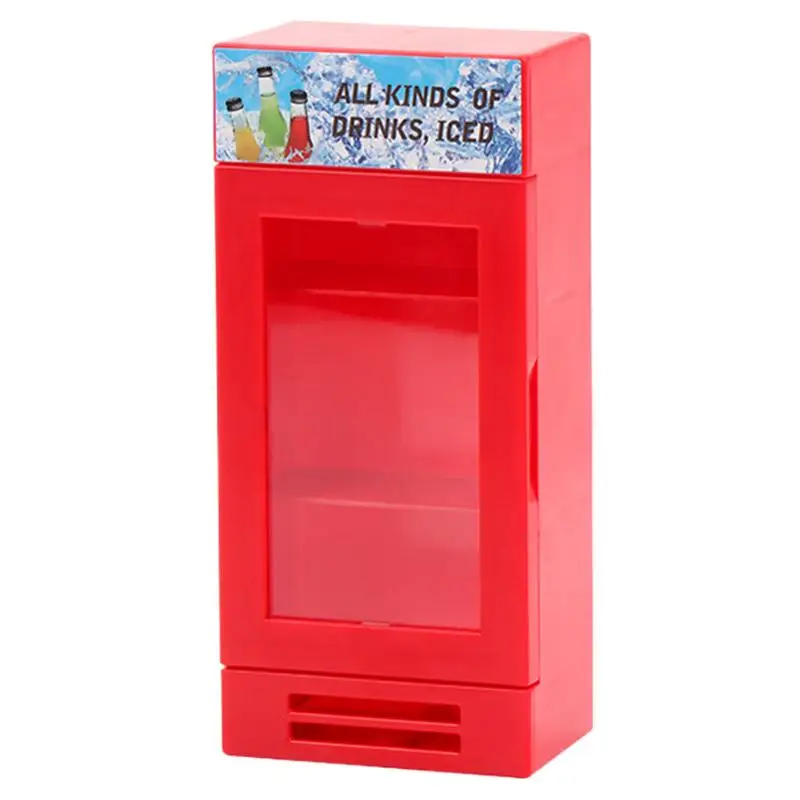 Speel Keuken Speelgoed Fantasiespel Koelkast Bureau Ornament Cola Automaat Speelgoed Voor Hobbyisten Jongens Meisjes Kinderdagverblijf Klaslokaal
