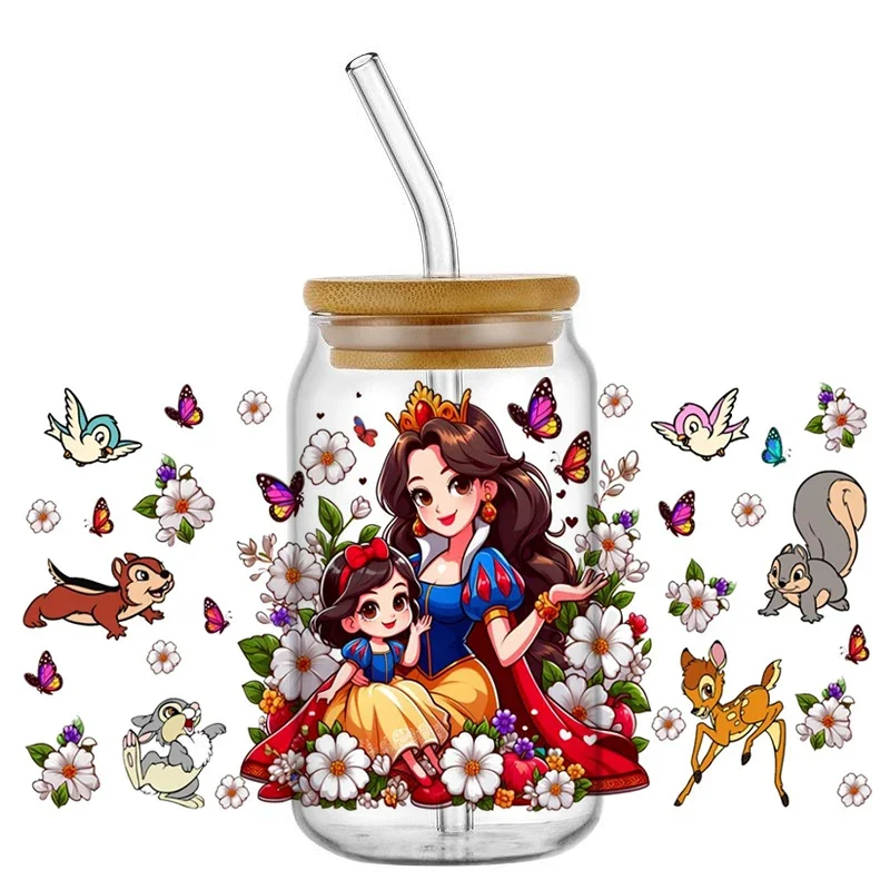 

Miniso Cartoon UV DTF Stickers Custom Decals Logo 3D Transfer Sticker For 16oz Libbey Glass Waterproof Mug Cup Wraps
