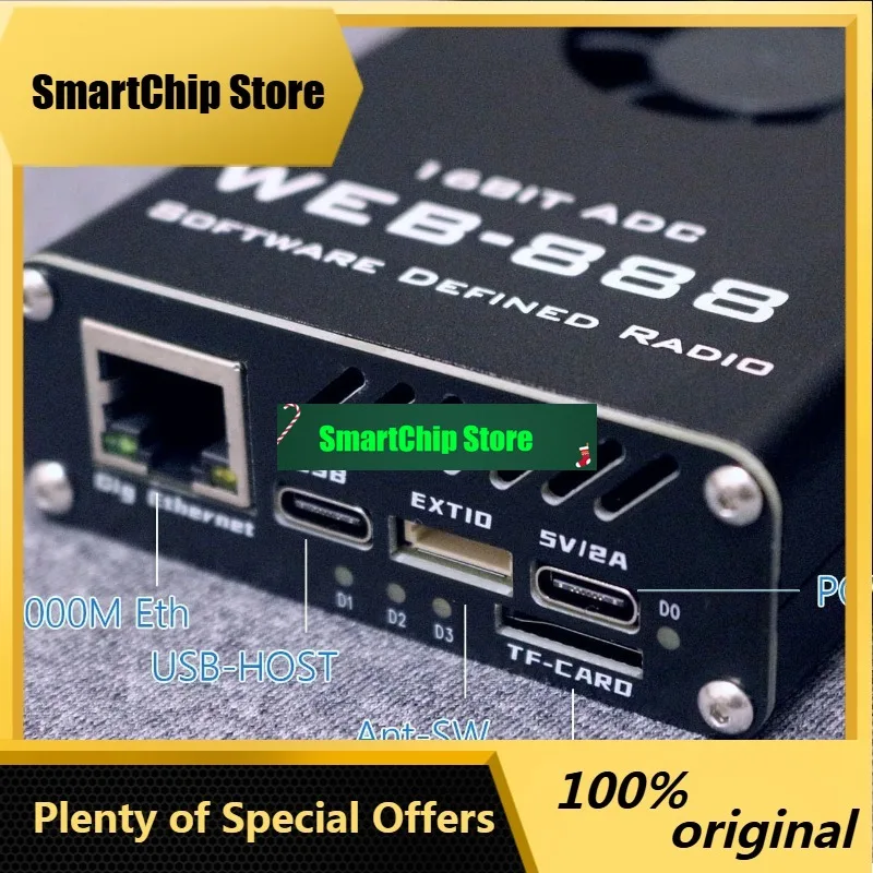 SmCpNew Web-888 16bit ADC 62M Bandwidth DDC Web SDR