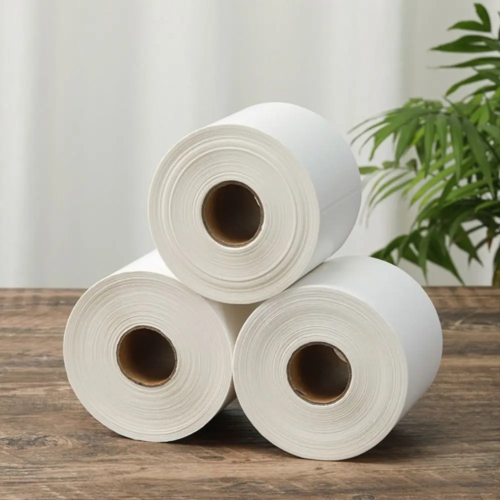 500 قطعة ملصق حراري أبيض ذاتي اللصق 100*150 مللي متر FBA Express Waybill مقاوم للماء والزيت ملصق مطبوع