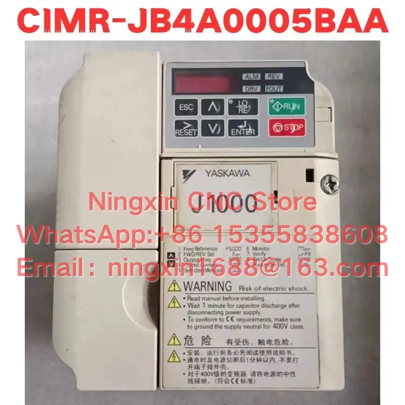

Second-hand CIMR-JB4A0005BAA CIMR JB4A0005BAA Inverter Tested OK