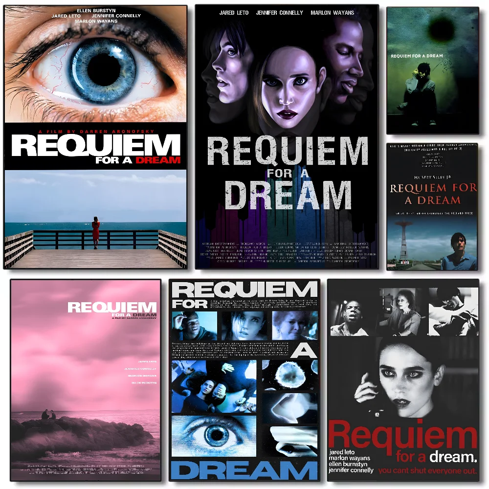 Requiem for a Dream Poster HD art sticky wall waterproof home living room bedroom bar aesthetic decoration